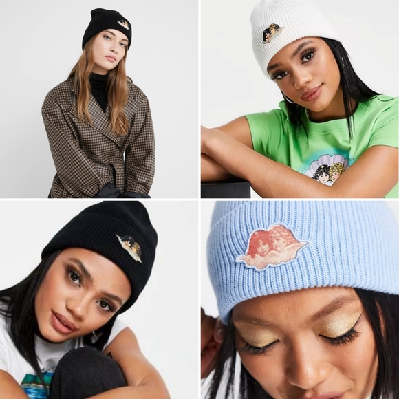 Fiorucci ANGELS BEANIE hat red New - Picture 14 of 14